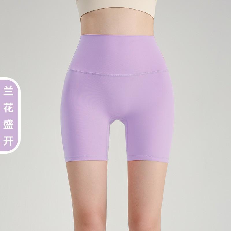 High-Waisted Yoga Shorts Women Breathable Compression 3/4 Leggings Running Gym Cycling Fitness