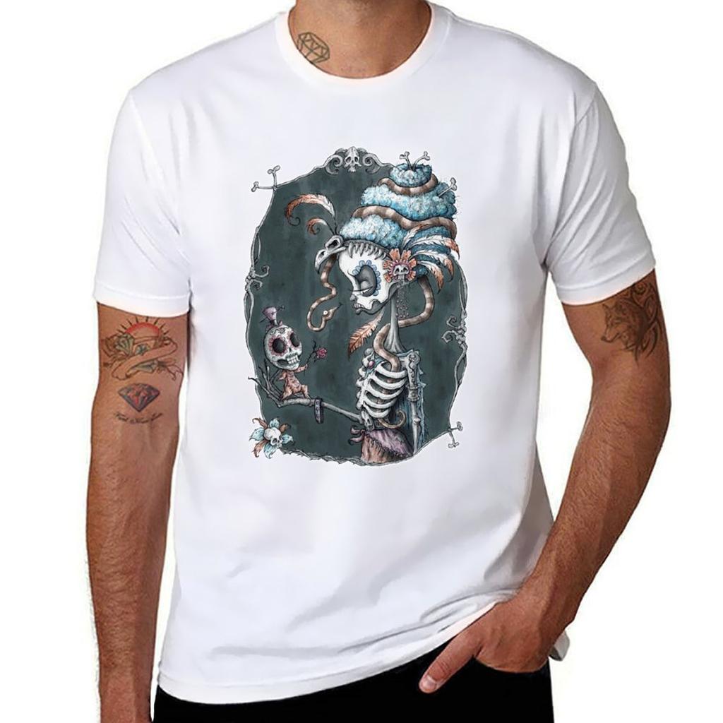 Love And Death Tshirt Creative Graphic Tee Shirt