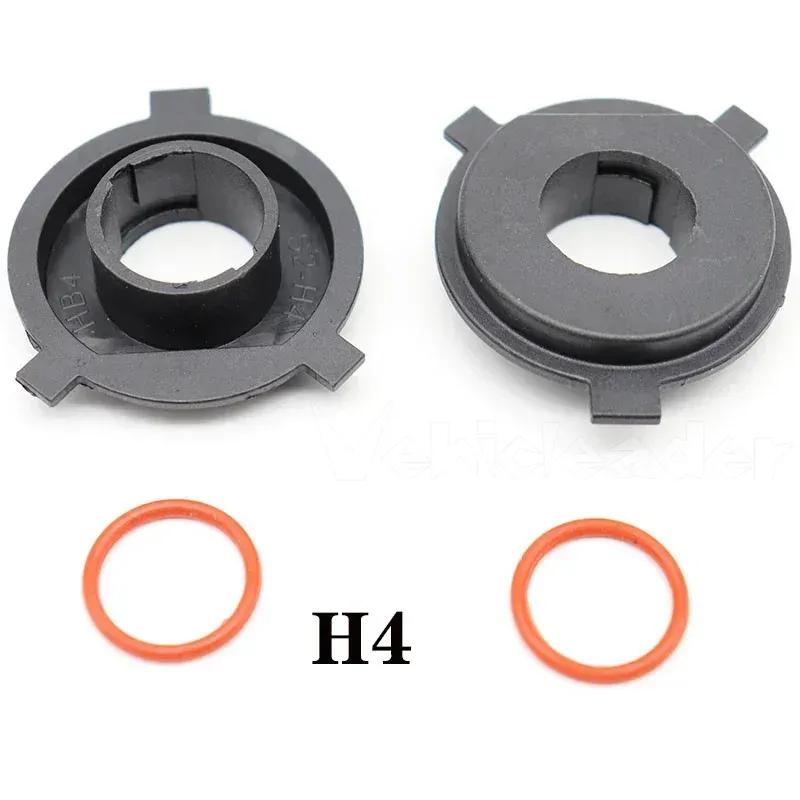 2Pcs H4 Car LED Headlight Bulb Adapter Holder Base Sockets Headlamp Retainers