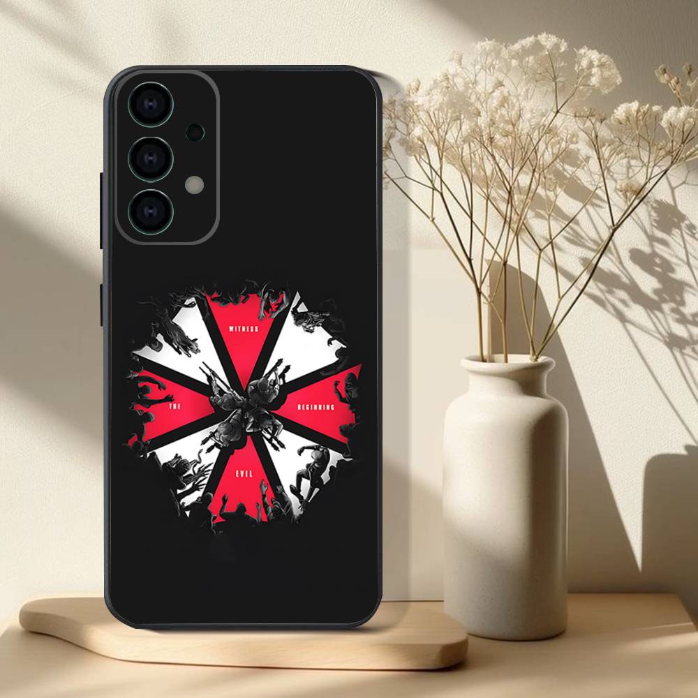 Game Resident Evil Video Phone Case For Samsung S 25,24,23,22,30,21,10,9,Ultra,Plus,Lite,FE,4,5G Black Soft Case