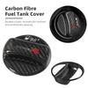APP1 Car Logo Fuel Tank Cap Real Carbon Fibre Fuel Tank Cover Accessories For Honda TypeR Accord Civic CRV Jazz Fit HRV Vezel Odyssey