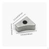 Outboard Anode Aftermarket Sacrificial Metallic-Finish for Boat Owners