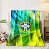 Brazil Football CBF Designed Flannel Blanket for Bedroom, Living Room, Sofa, and Nap