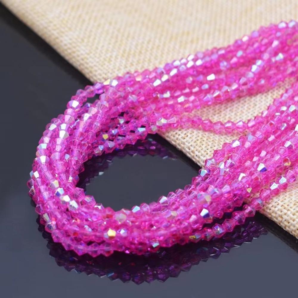 10pcs New 4mm Bicone Crystal Beads Glass Colorful Loose Spacer Beads DIY Austria Faceted Crystal Beads For Jewelry Making