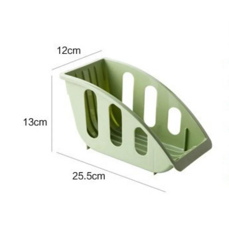 Portable Single Drain Plate Kitchen Rack Holder Spoon Shelf  Bowl Dishes Cupboard  Organizer Dish Drainer