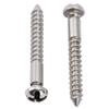 Musiclily Ultra Stainless Steel Tremolo Bridge Screws for Electric Original Color of 30x3.5mm Guitars, (Set 6)