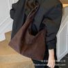 Suede Bag Women's 2025 New Trendy Fashion High Sense Retro Commuter Shoulder Bag Large Capacity Tote Bag