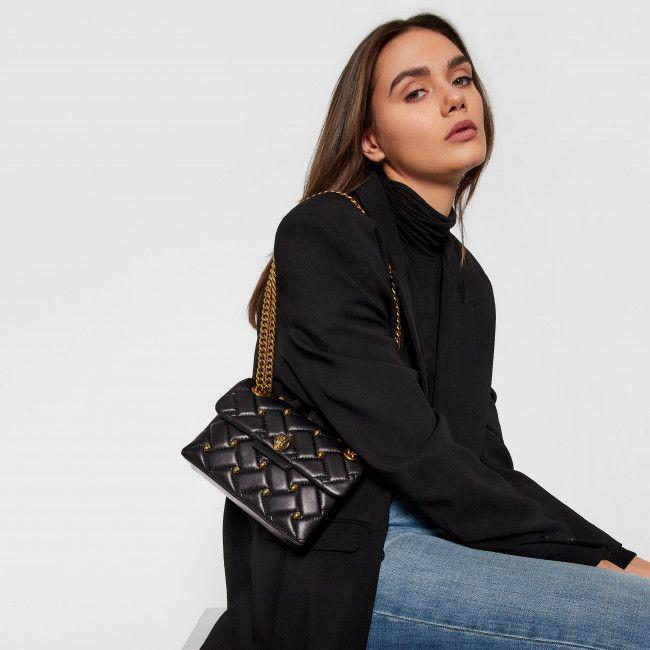 Kurt Geiger UK Skull Eagle Head Quilted Crossbody Bag