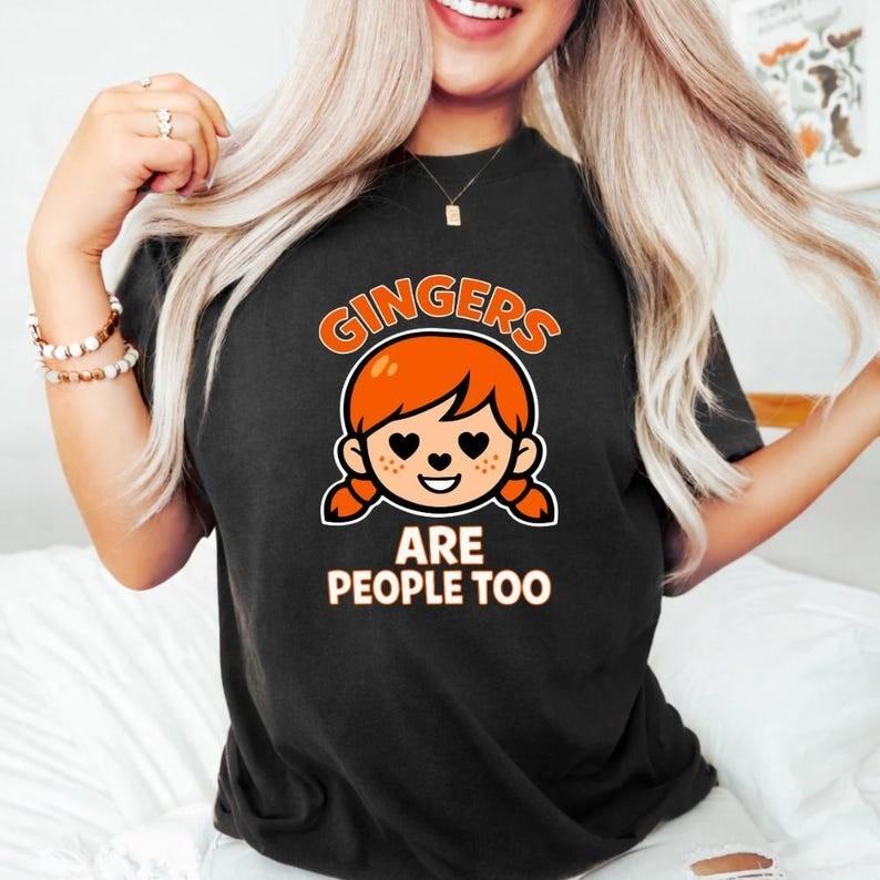 Shrinking summer gingers are people too tshirt, funny ginger love gift Unisex T-Shirt XXL