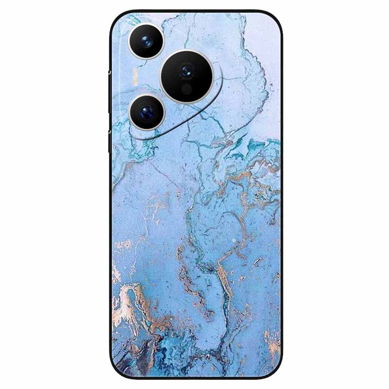 For Huawei Pura 70 / Pura70 Pro Case Soft Silicone Fashion Marble Shockproof Cover for Huawei Pura 70 Ultra P 70 Pro+ TPU Coque
