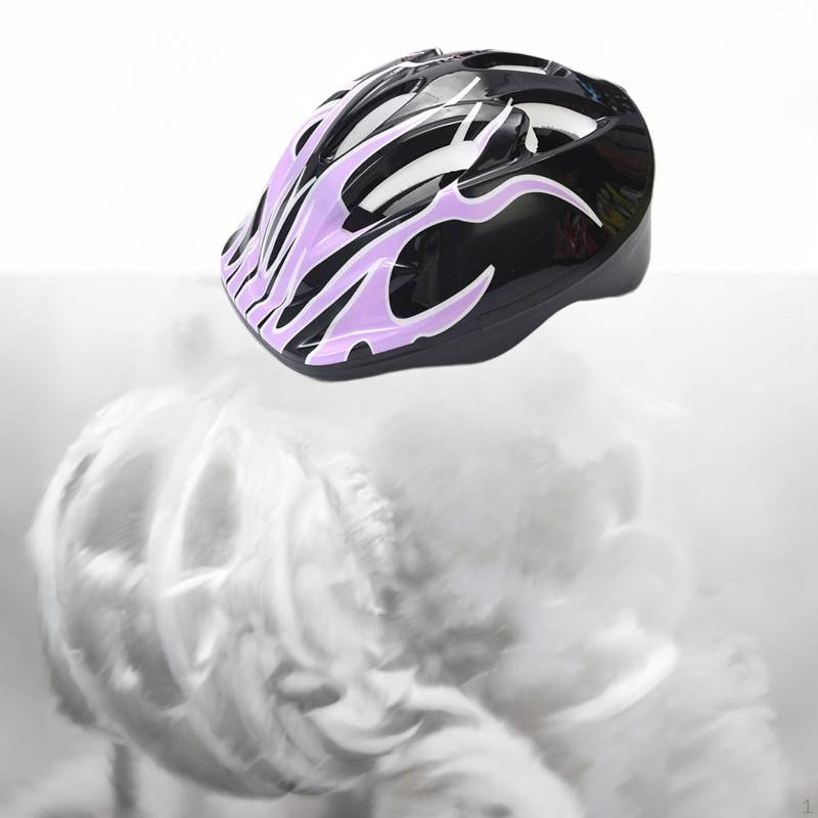 

Регулируемый велосипедный шлем для детей, подходит для занятий спортом на открытом воздухе светло-фиолетовый