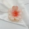 8cm Gradient Flower Hair Clip Women Korean Sweet Hair Claws Crab Clamp Barrettes Girl Hawaiian Headwear Accessories