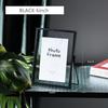 4/6/7inch Metal Photo Frame Nordic Gold Painting Picture Poster Wall Photoes Cube Frames Baby Black Family Decorative