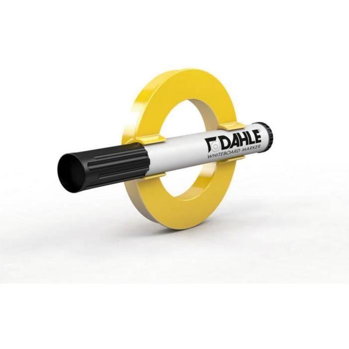 Aimant - DAHLE - Mega Magnet Circle XL - 80 mm - Jaune - Avec Support