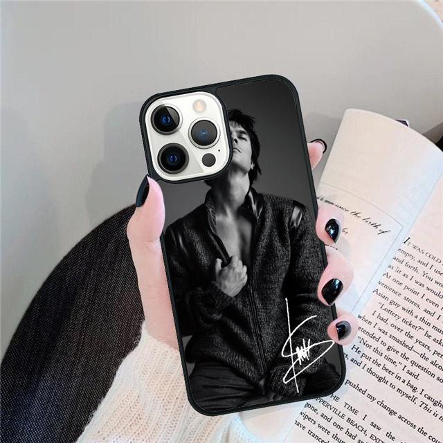 Damon Salvatore The Vampire Diaries Phone Case Cover For iPhone 17 Air 15 16 Pro Max 14 13 12 11 Pro Max Plus