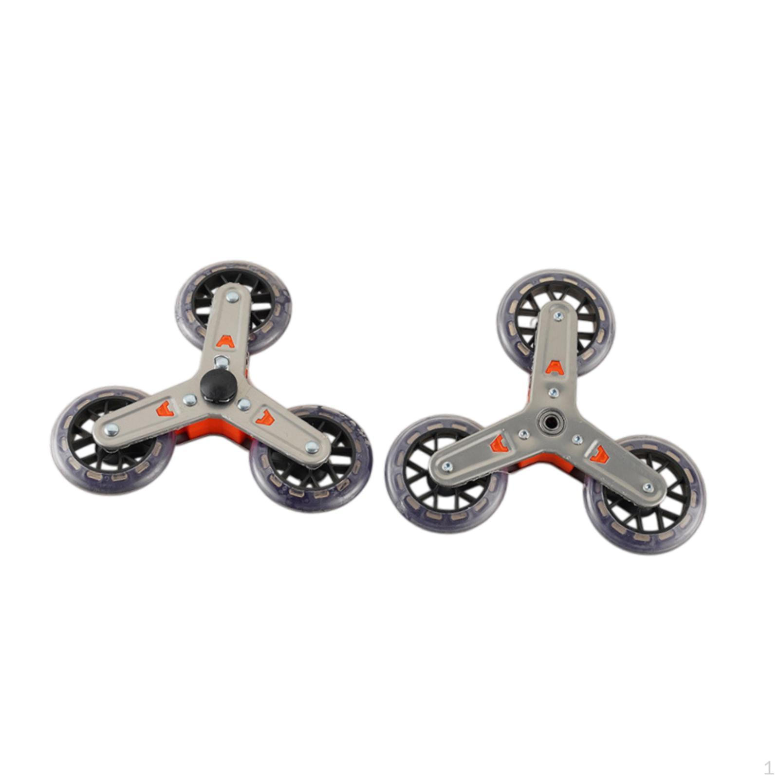 

Сменные колеса для подъема по лестнице, тележка для покупок, высокая производительность, треугольная тележка