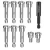 10pcs/set Magnetic Positioning Screwdriver Bits Hex Shank Drill Bit Locating Batch Head  Furniture