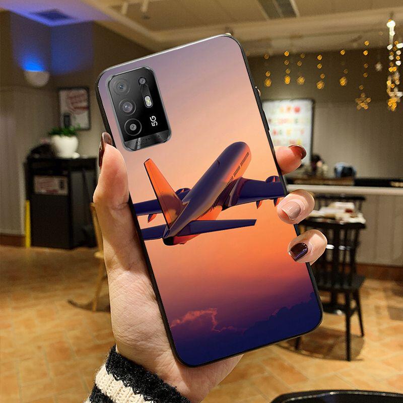 

Funda самолет летать облако телефон чехол для OPPO A74 A94 5G A3S A5S A9 A12 A15S A52 A53 A53S A72 A73 2020 A91 5G Чехлы coque OPPO A94 5G