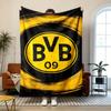 Borussia Dortmund Morbida e confortevole flanella Adatta per divani salotti campeggio all'aperto viaggi e fa anche un ottimo regalo di anniversario