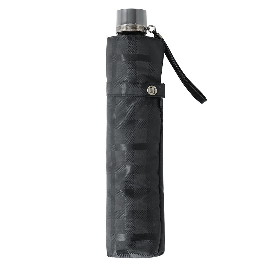 Moonbat Umbrella Folding Umbrella Jacquard Large Size Blue [Dachs] Piece-dyed Men's 21-125-11163-05