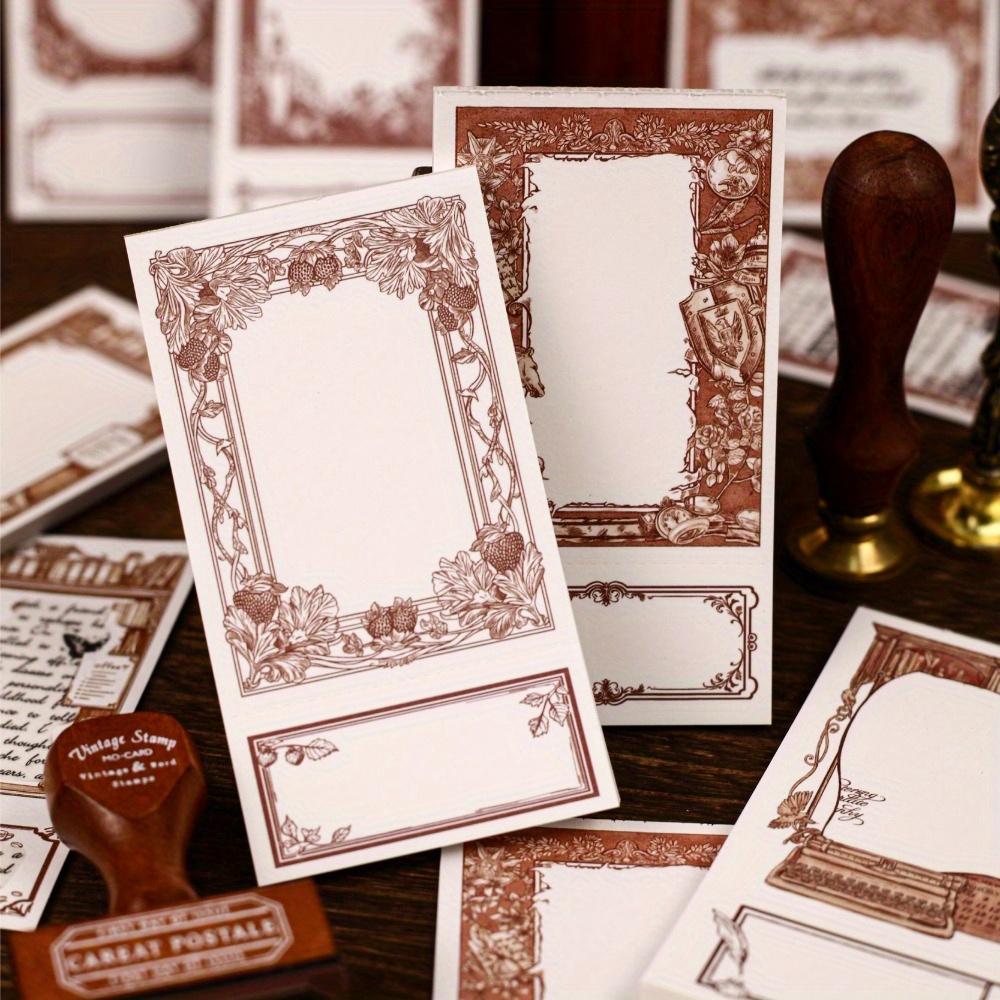 40 Pages Series Retro Story Notes European Retro Theme Notebook DIY Decorative Base Card Paper