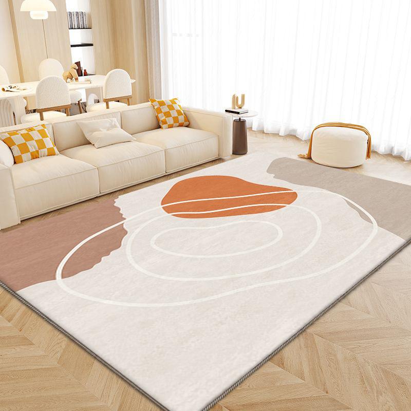 

Роскошный ковер из искусственного кашемира для гостиной, спальни и других помещений — современный скандинавский дизайн с плюшевой текстурой, для дивана и журнального столика, кабинета и гардеробной 140Cm × 200cm