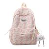 Student School Bag Bow Ribbon Large Capacity Backpack Computer Backpack