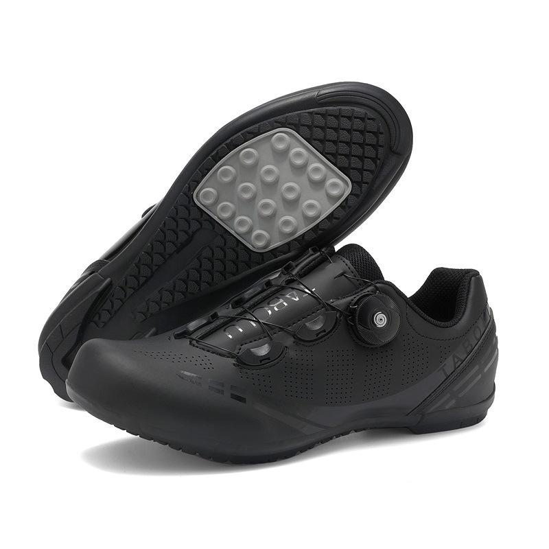 Unisex Road & Mountain Bike Cycling Shoes with Lock-Free Flat Bottom