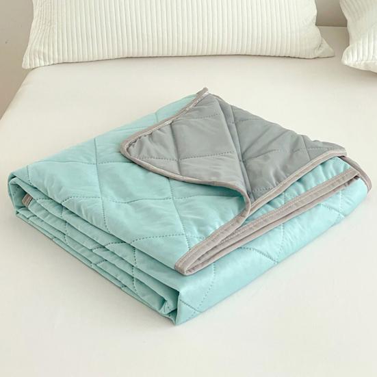 Summer Cooling Quilt for Hot Sleepers Light-weight Breathable Cooling Quilt Padded Summer Quilt for Bed Sofa Stay Cool from Night Sweats