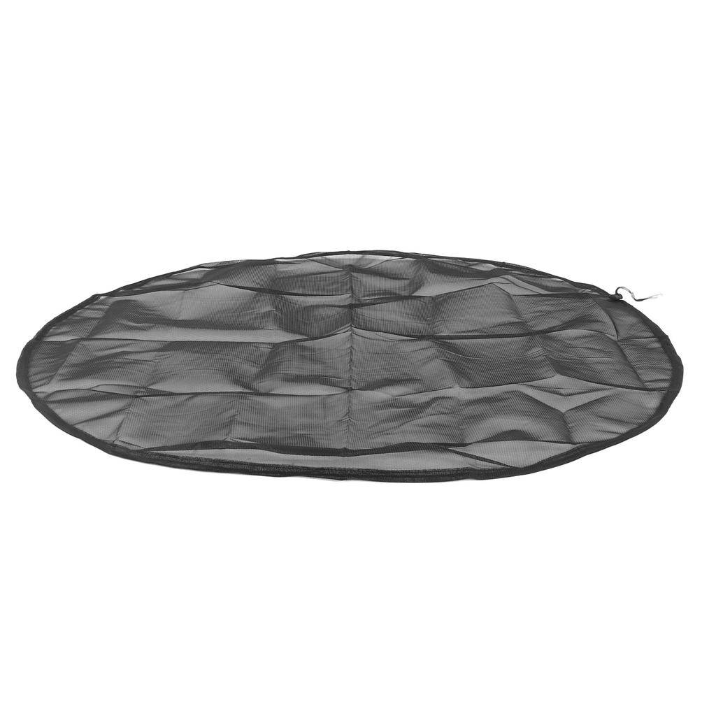 Rain Barrel Net Cover Polyester Rain Barrels Mesh Cover Practical Drawstring Water Collection