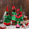 Christmas Clothing Wine Bottle Cover Decoration Ornaments Christmas Cute Red Wine Cover Table Atmosphere Layout Props