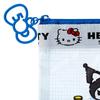 Sanrio HELLO Kuromi Vinyl Flat Pouch 10 X 13 X 1 Cm 129381 Everyone! Kuromi-chan