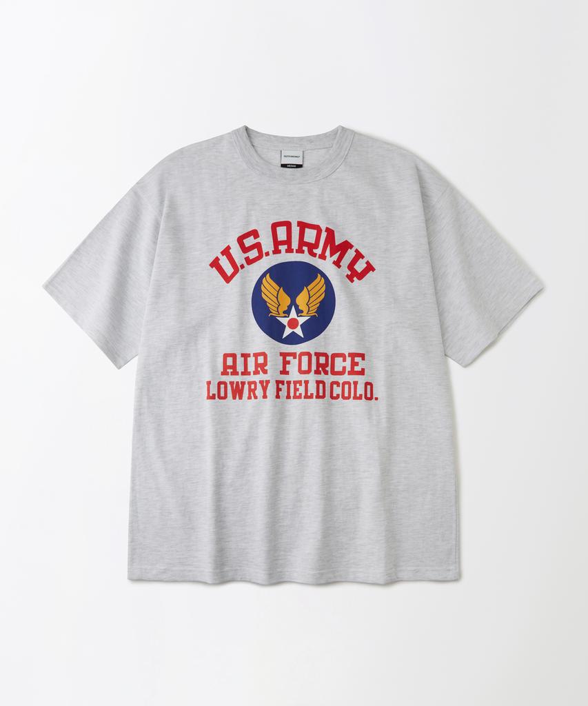 OUTSTANDING Mil Series Tee(U.S. Army)_1%Melange Gray