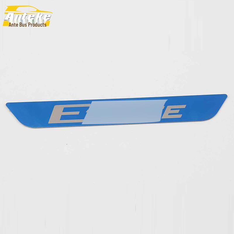 

18 E-PACE Защита заднего бампера из нержавеющей стали и декоративная наклейка