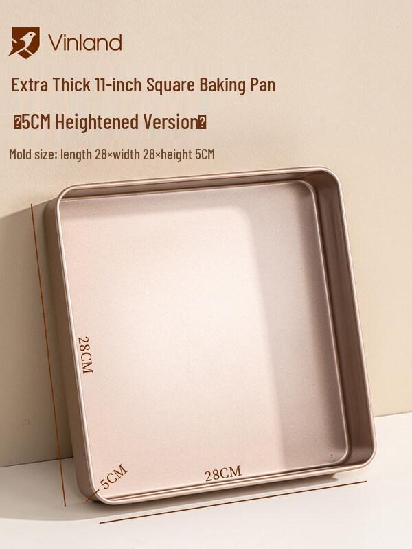 ZISIZ Japan Carbon Steel Rectangular Baking Pan