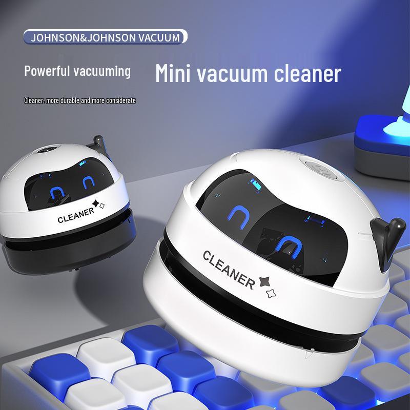 Rechargeable Mini Desktop Vacuum Cleaner for Keyboard and Crumbs