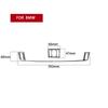 Real Carbon Fiber Car Accessories Dashboard Center Air Vent Trim Cover Soft Sticker For BMW X5 F15 2014-2018 X6 F16 2015-