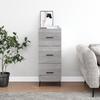 VidaXL Buffet Sonoma Grey 34.5x34x90 Cm Engineered Wood 828626