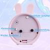 Children's Alarm Clock For Girls Without TickingRabbit Children's Alarm Clock Silent Alarm Clock With Light Student