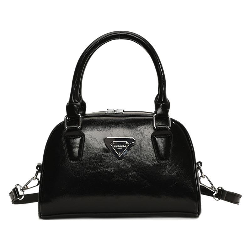 Bag Single Shoulder Oblique Retro Casual Korean Version Feeling New Winter Versatile Women's Bowling Fashion 2025