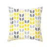 Geometric Yellow Gray Print Pillow Cover Pillowcase Living Room Bedroom Sofa Car Home Decor Pillowcase 45*45Cm