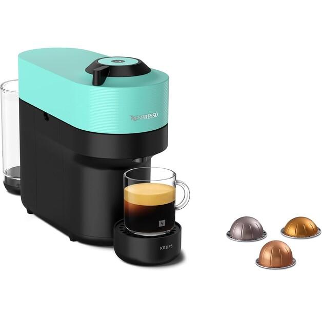 Capsule Coffee Machine Krups XN 9204 Vertuo Pop Aqua Mint
