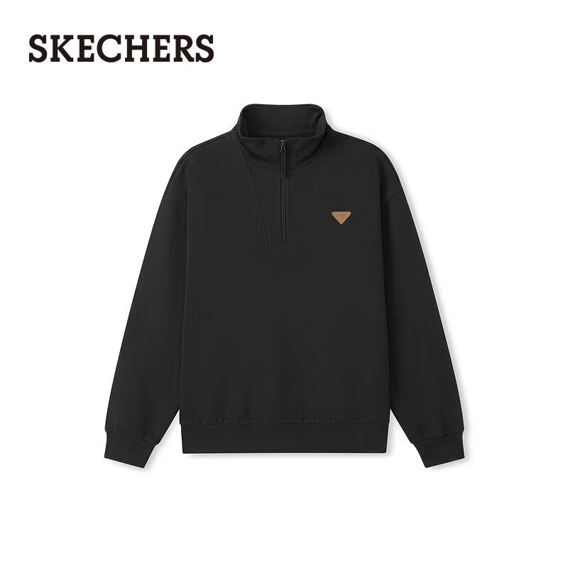 Skechers Unisex Relaxed Fit Collared Knit Pullover L326U003
