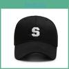 Season Spring S Letter Embroidery Baseball Cap Breathable Outdoor Sunshade Hat