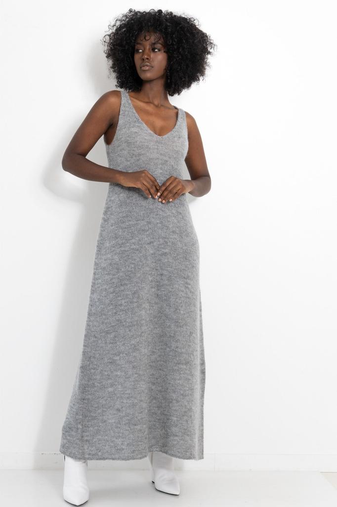 Long wool dress gray 36/38