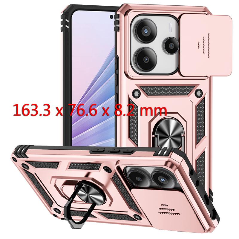 

Полная защита для Xiaomi Redmi Note 14 4G Чехол Redmi Note 14 4G Чехол с выдвижным окном и магнитным держателем для телефона для Redmi Note 14 4G Чехол For Redmi Note 14 4G