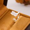 New Fashion Simple Small 925 Sterling Silver Jewelry Not Allergic Fresh Rachel Cat Animal Opening Rings    R029
