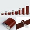 Wood Grain Self-Adhesive Veneer: 10m Decorative Strip for Covering Blemishes and Holes on Floors, Doors, and Furniture.