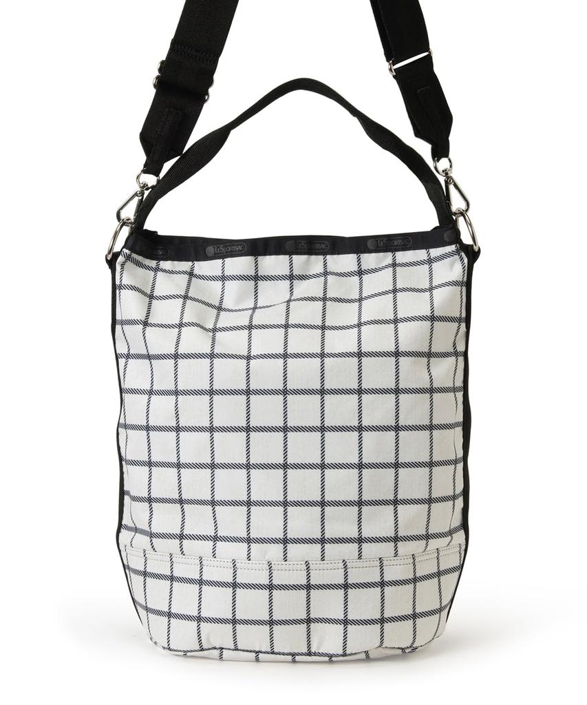 CONVERTIBLE BUCKET Check BAG/1540/Monoclass