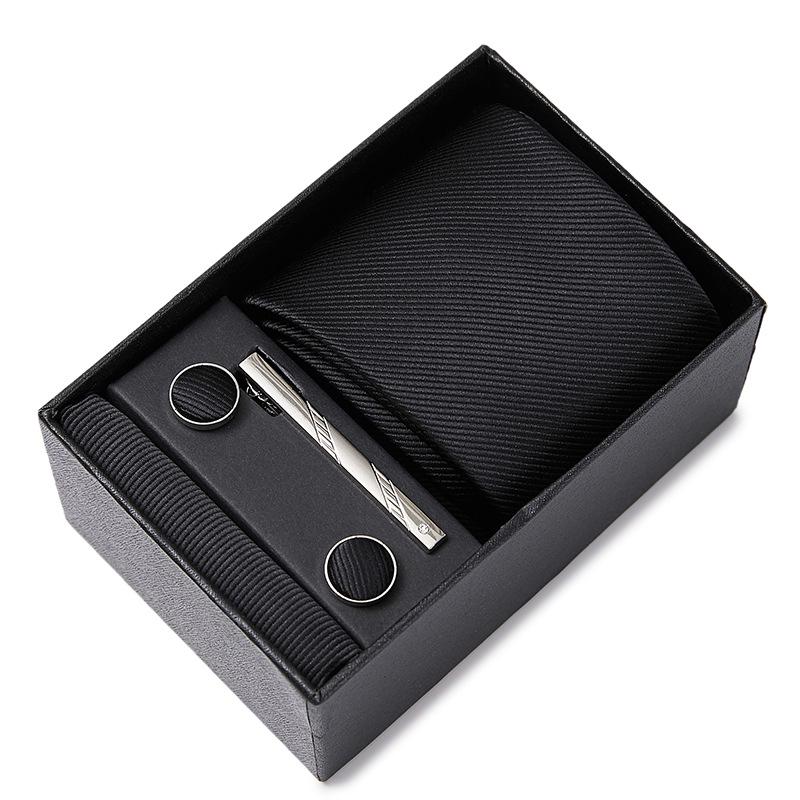 Men's Formal Business Jacquard Tie Gift Box Set